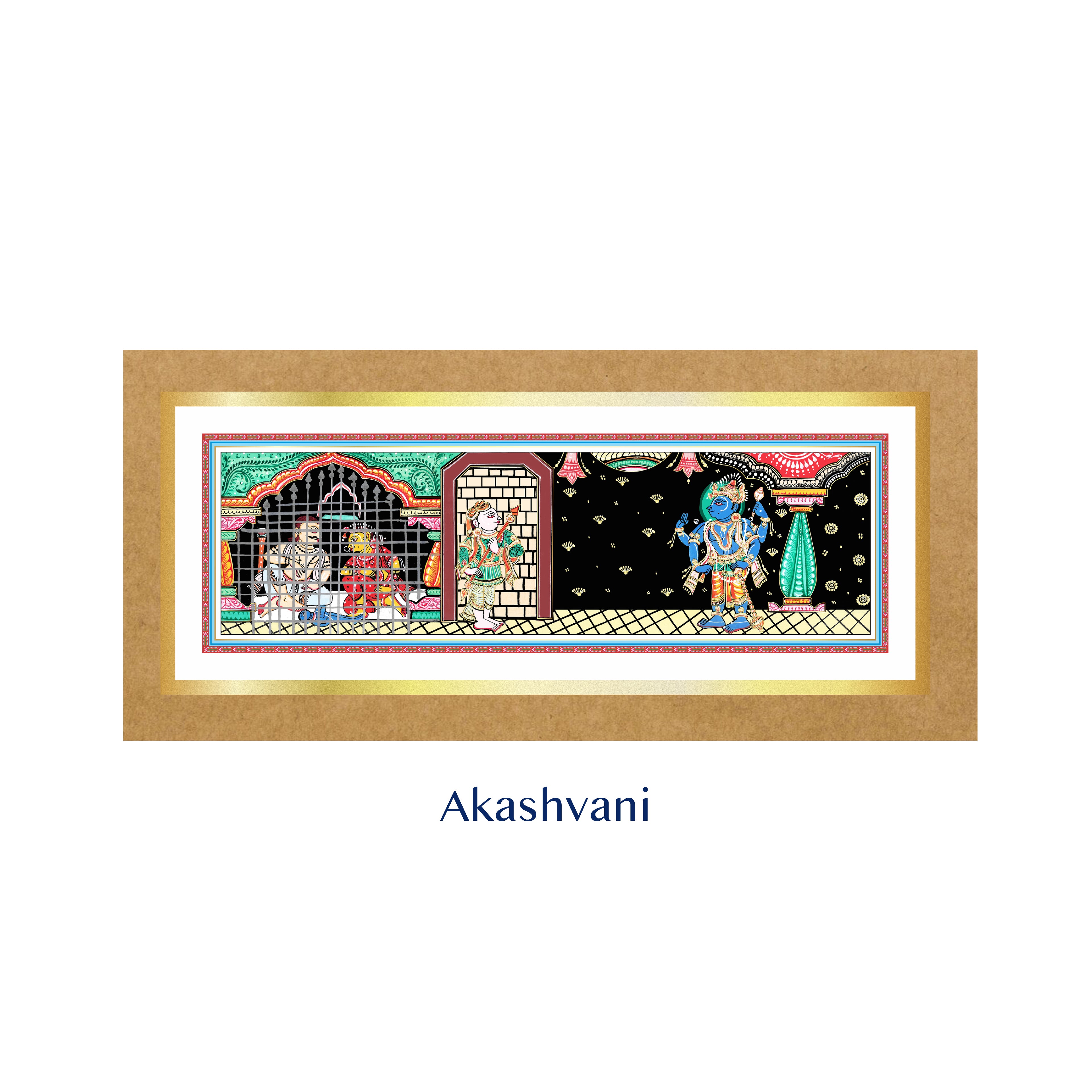 JPSR | Pattachitra Heritage Wall Art Collection | Shri Krishna Leela | Set 1 - 5 | Luxury Cultural Décor
