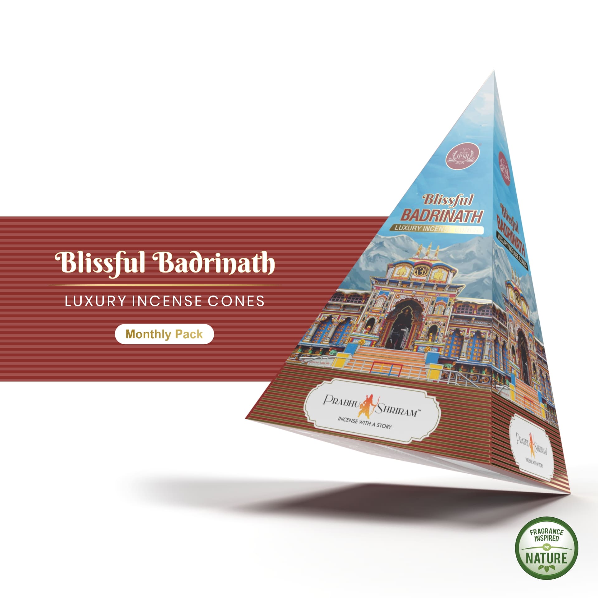 JPSR Prabhu Shriram Badrinath Pyramid Luxury Incense Cones