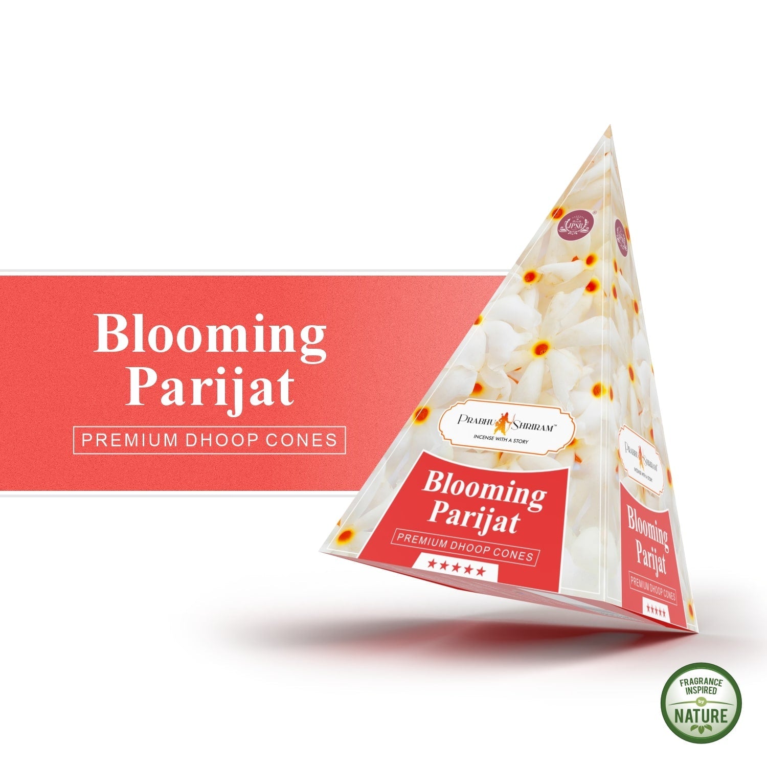 JPSR Prabhu Shriram Blooming Parijat Pyramid Luxury Incense Cones
