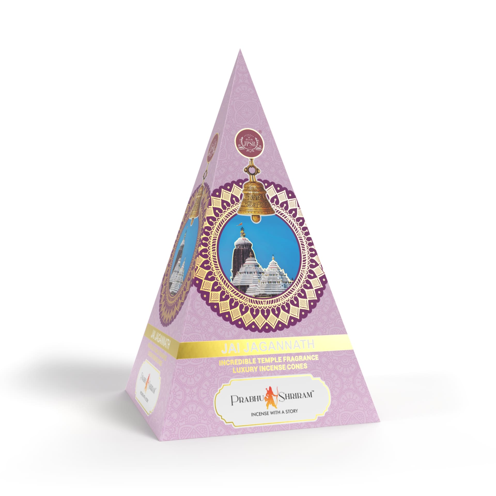 JPSR Prabhu Shriram Jai Jagannath Pyramid luxury Incense Cone