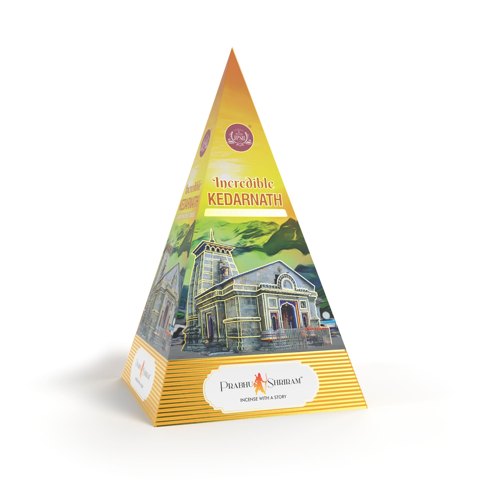 JPSR Prabhu Shriram Kedarnath Pyramid Luxury Incense Cones