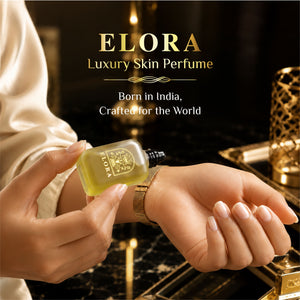 Elora Qala Fragrance Notes - Crown Rose Cumin Heart Vetiver Cedar Root Musk Oud