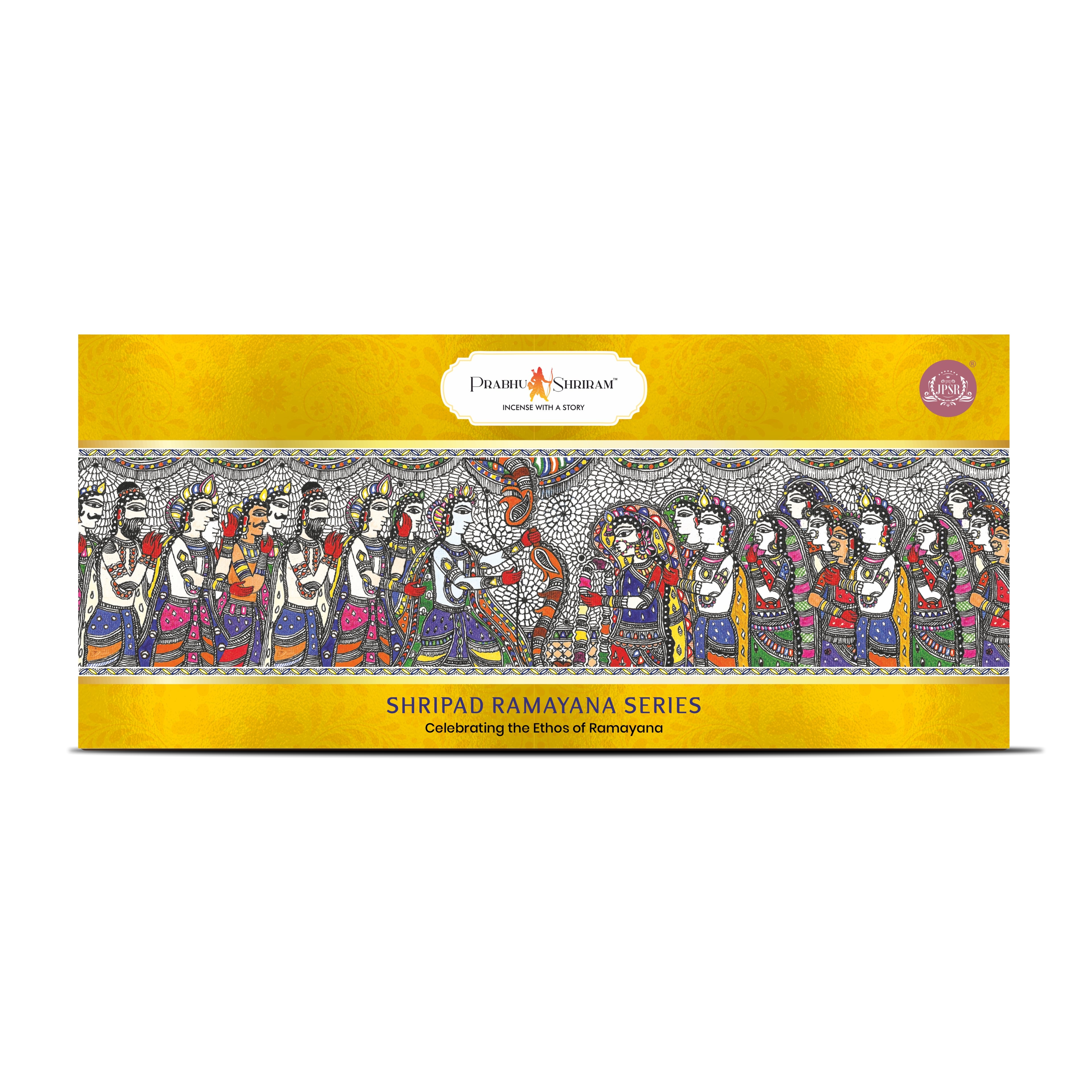 JPSR Prabhu Shriram Divine Shripad Ramayana Luxury Incense Stick Gift Box- Pack of 5