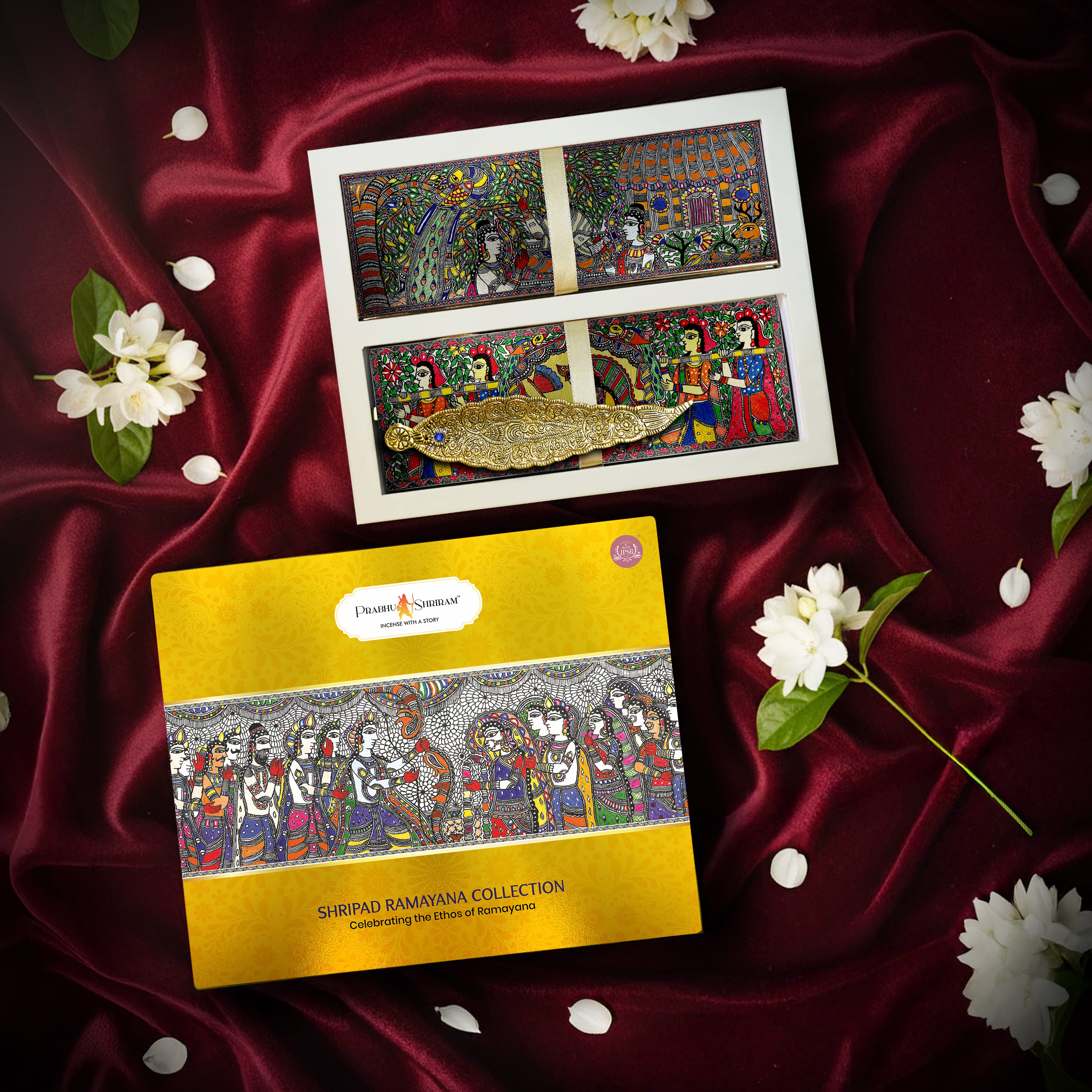 JPSR Prabhu Shriram Divine Shripad Ramayana Luxury Incense Stick Gift Box – Pack of 10