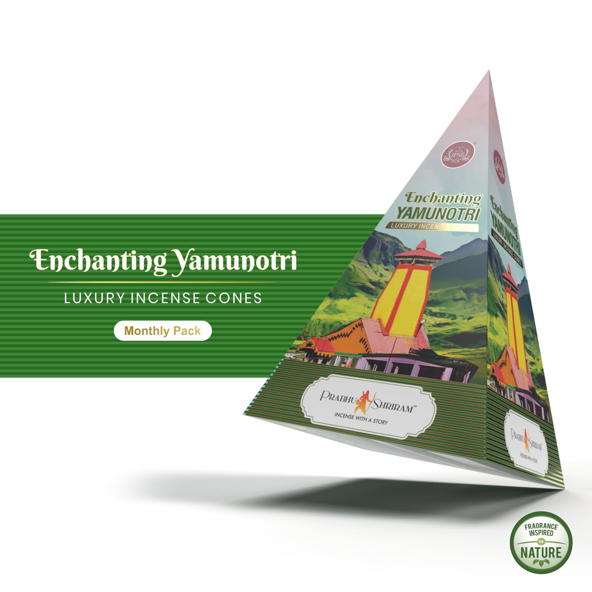 JPSR Prabhu Shriram Yamunotri Pyramid Luxury Incense Cones