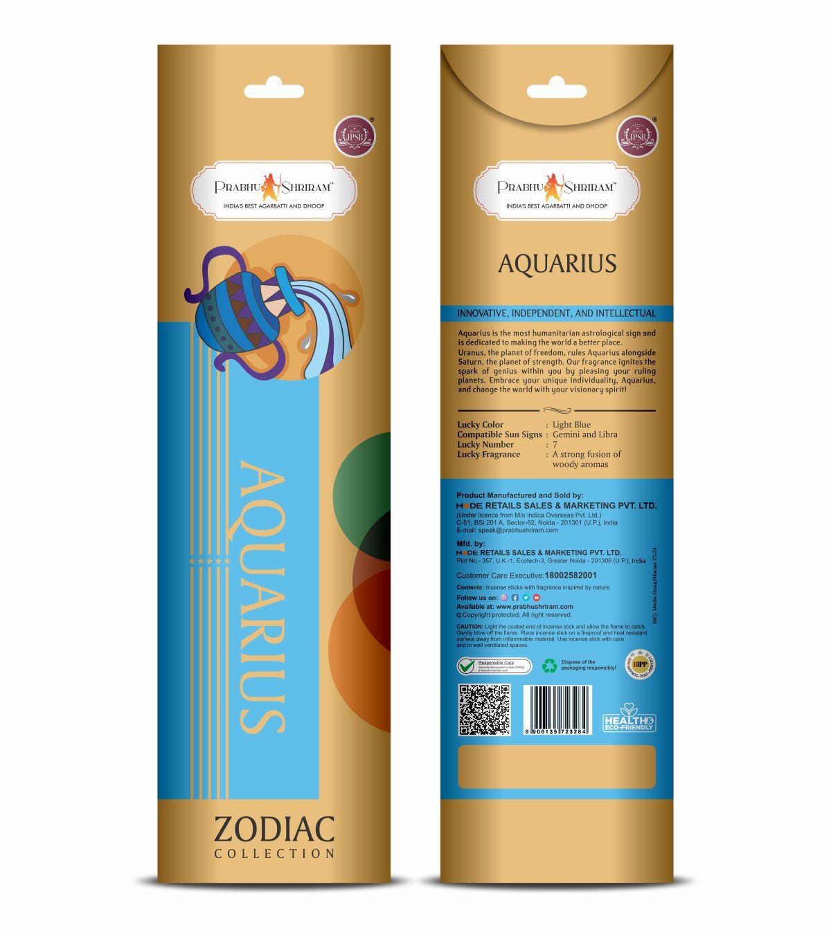 JPSR Prabhu Shriram Zodiac Collection-Aquarius