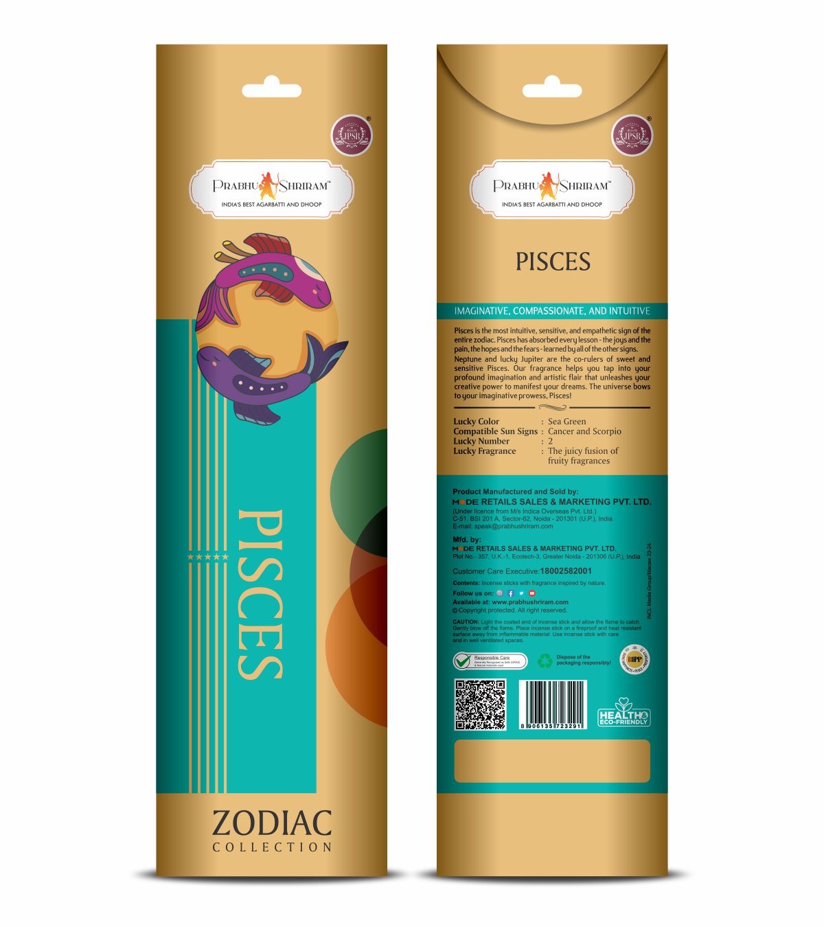 JPSR Prabhu Shriram Zodiac Collection-Pisces