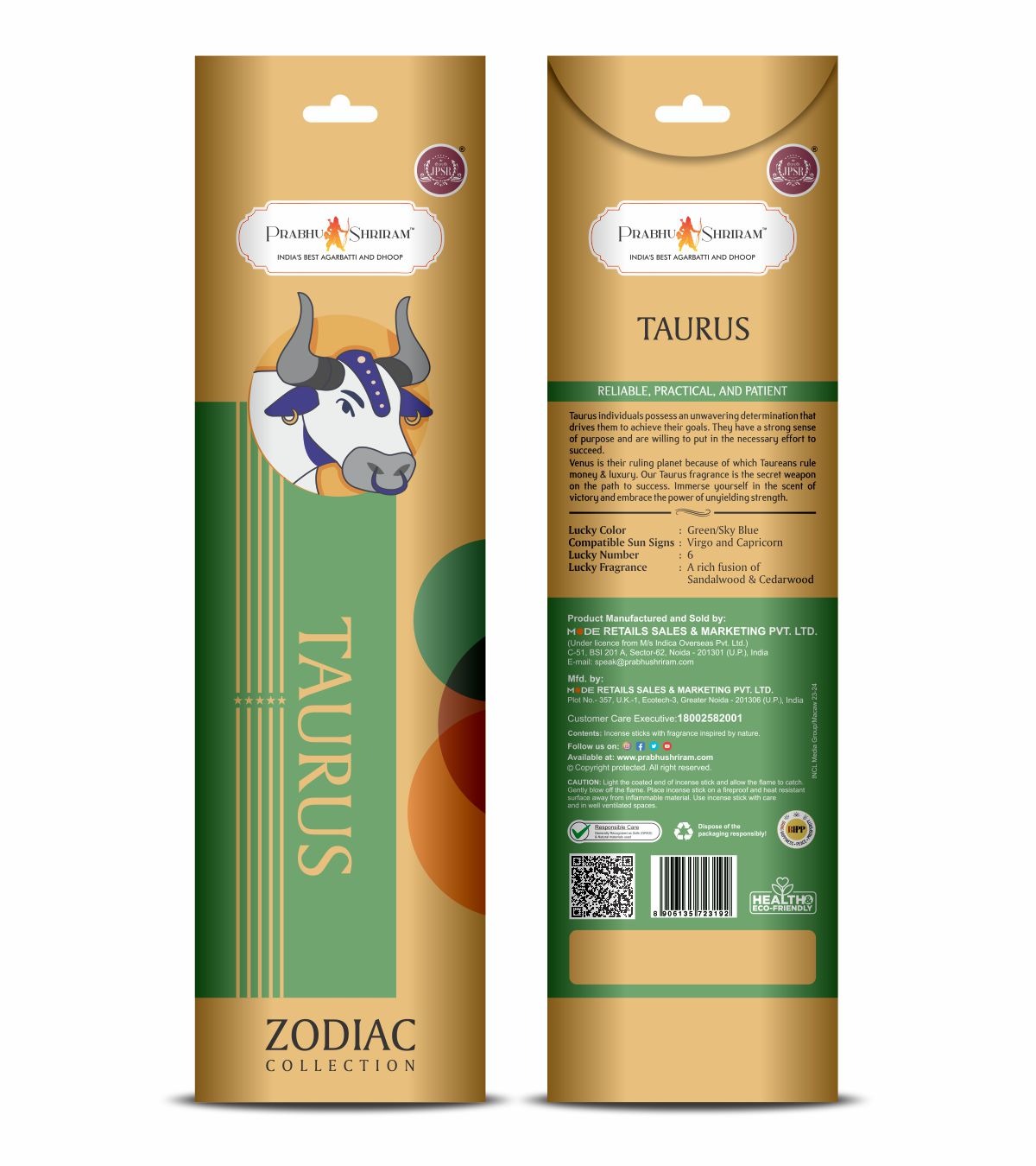 JPSR Prabhu Shriram Zodiac Collection-Taurus