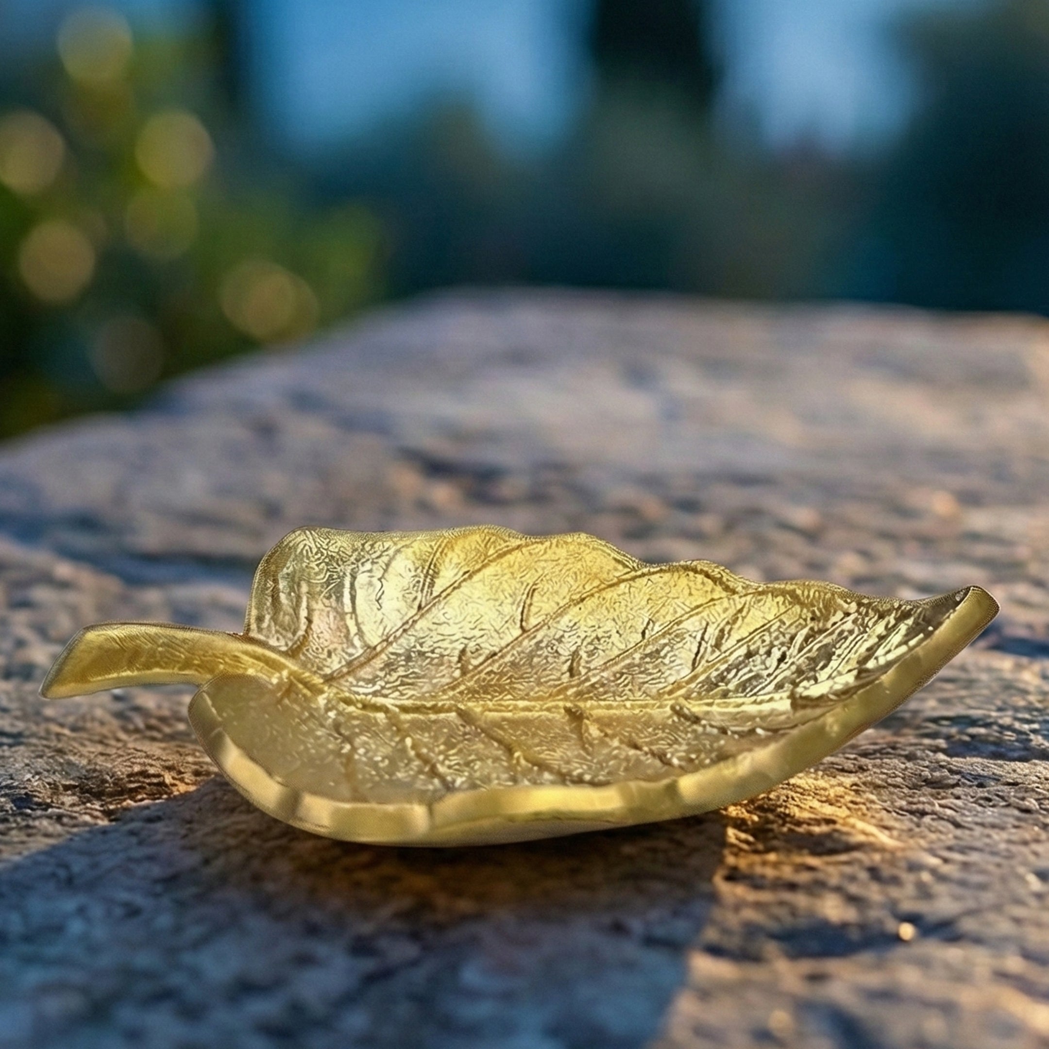 Peepal Aura™ - Sacred Leaf Brass Incense Holder