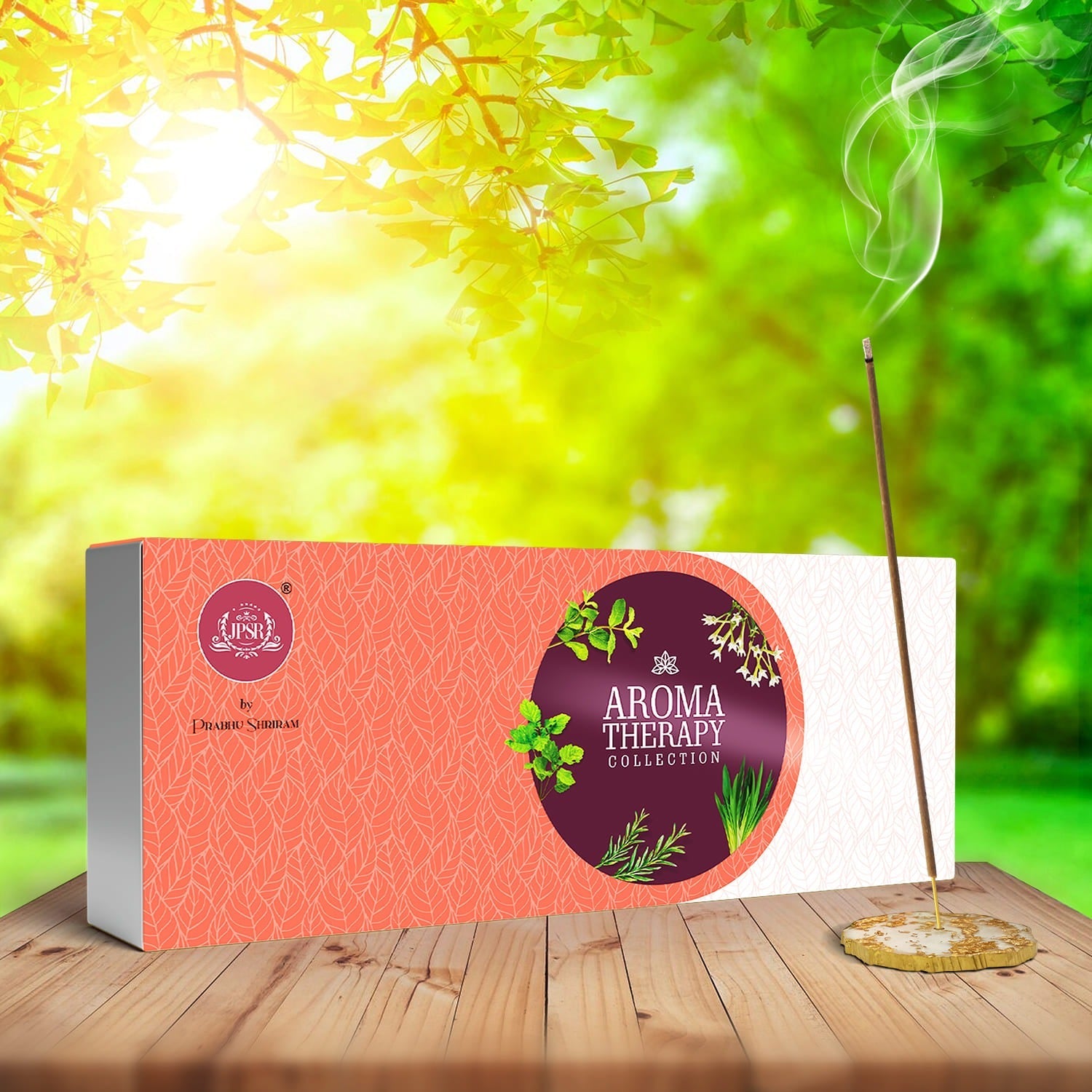 JPSR Aromatherapy Collection Premium Incense Sticks – Set of 5