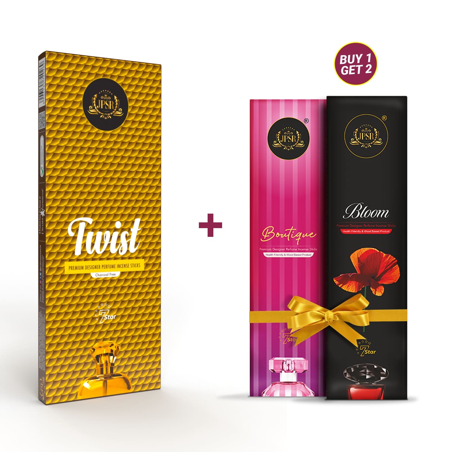 JPSR Prabhu Shriram Flag Collection Rewards Pack - Twist International Perfumes Incense Sticks
