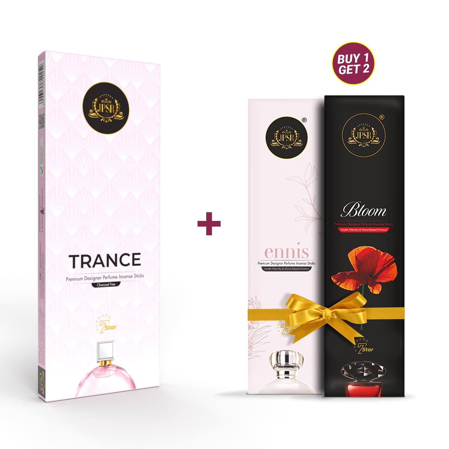 JPSR Prabhu Shriram Trance International Perfume Incense Sticks| Buy1 - Get -2(Ennis & Bloom)