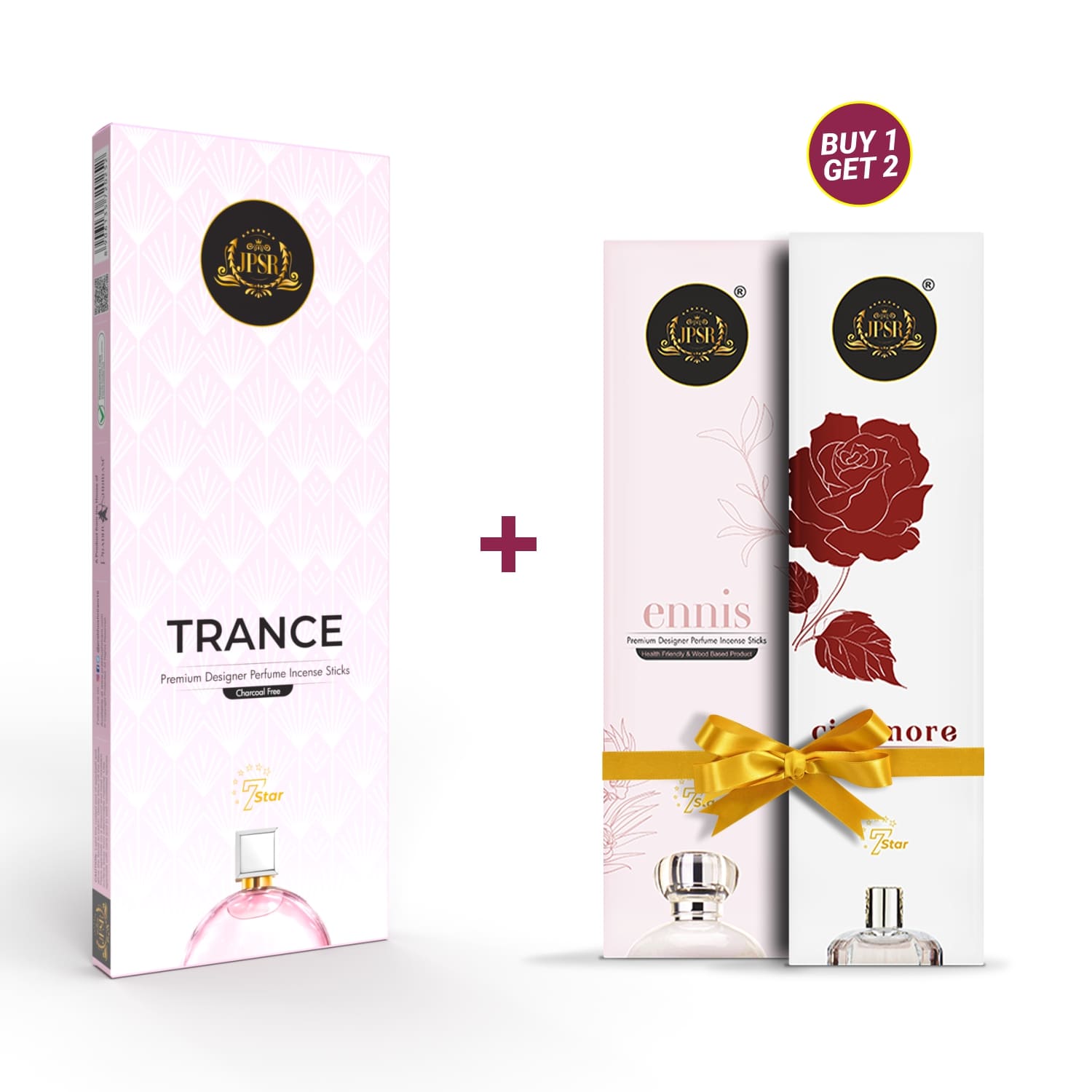 JPSR Prabhu Shriram Trance International Perfume Incense Sticks| Buy1 - Get -2(Ennis & Bloom)
