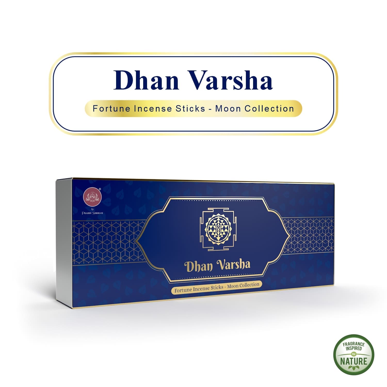 JPSR Dhan Varsha Moon Collection Fortune Luxury Incense Sticks – Set of 5