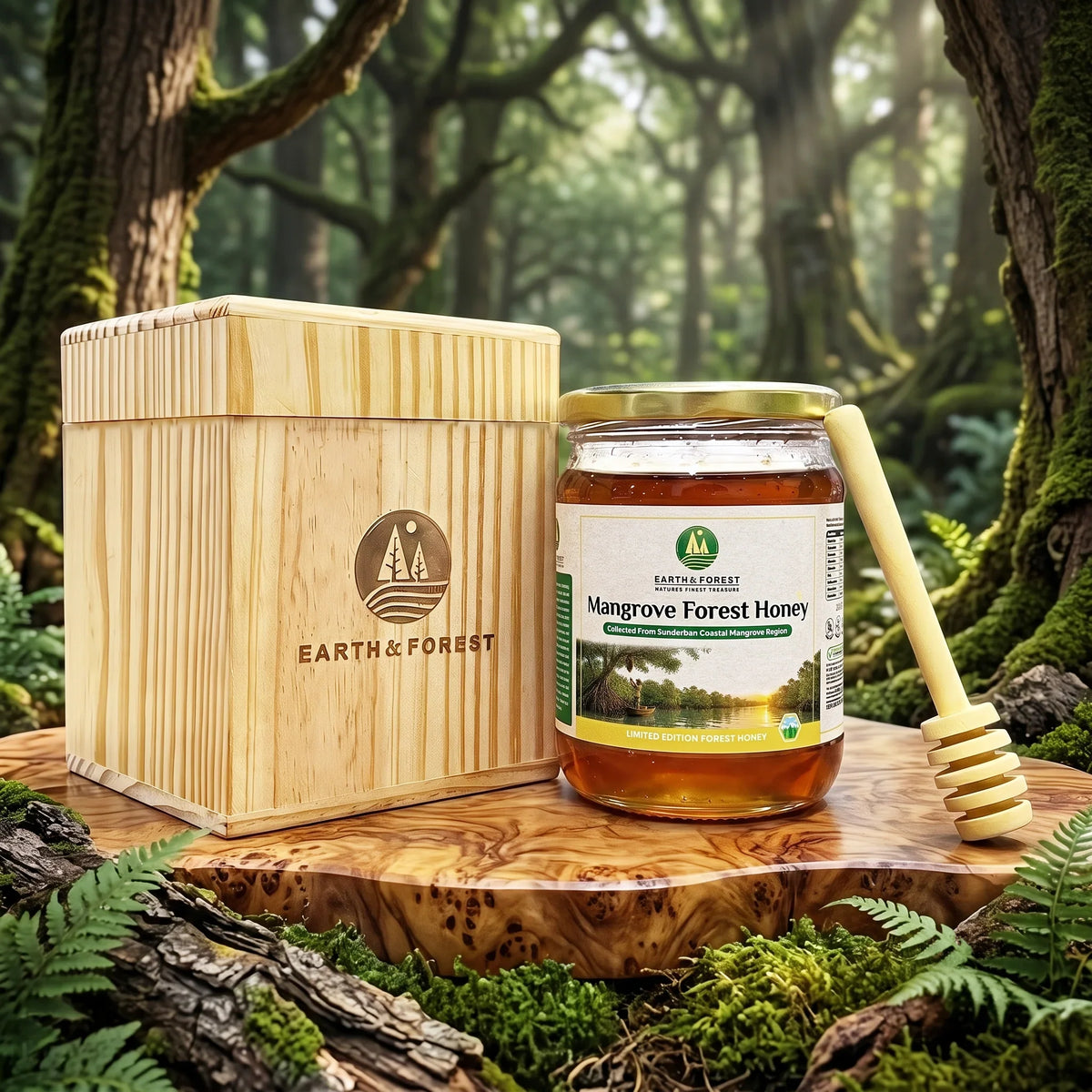 Earth & Forest | Mangrove Forest Honey | Sundarbans Mangrove Forests