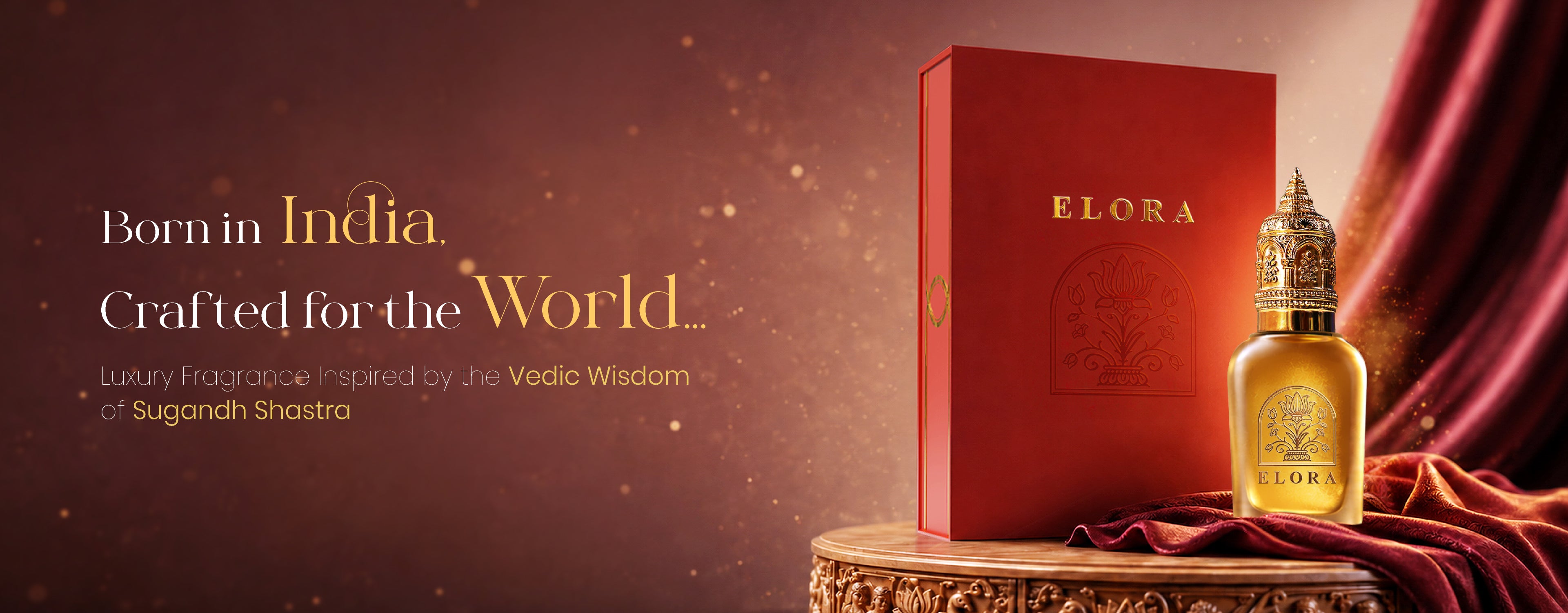 Elora modern Indian fragrance inspired by Sugandha Shastra