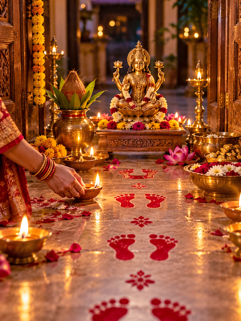 Goddess Lakshmi Diwali Puja