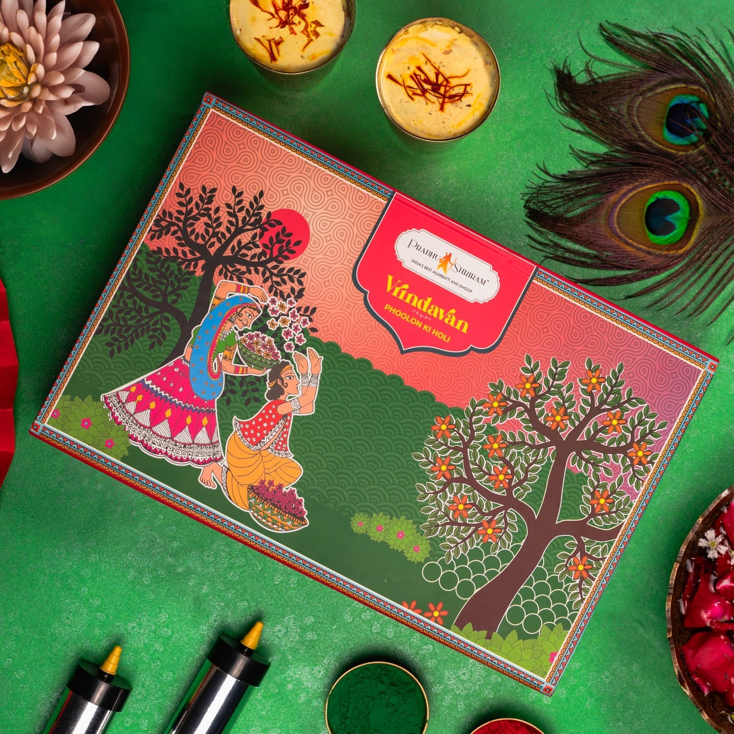 JPSR Prabhu Shriram Vrindavan Phoolon ki Holi Premium Gift Box