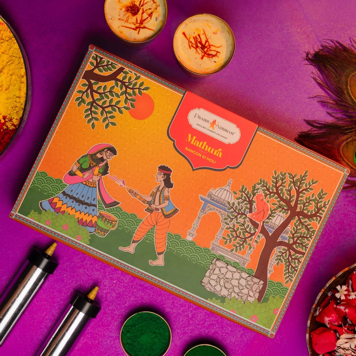 JPSR Prabhu Shriram Mathura Rangoon ki Holi Premium Gift Box