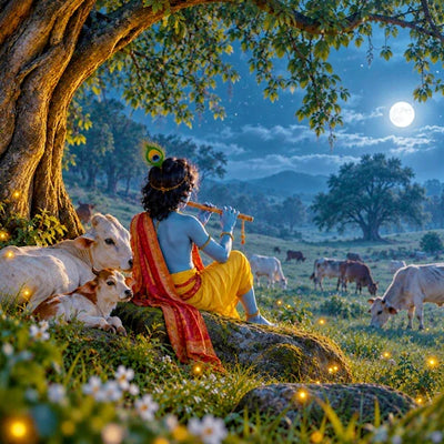 Krishna and Vrindavan