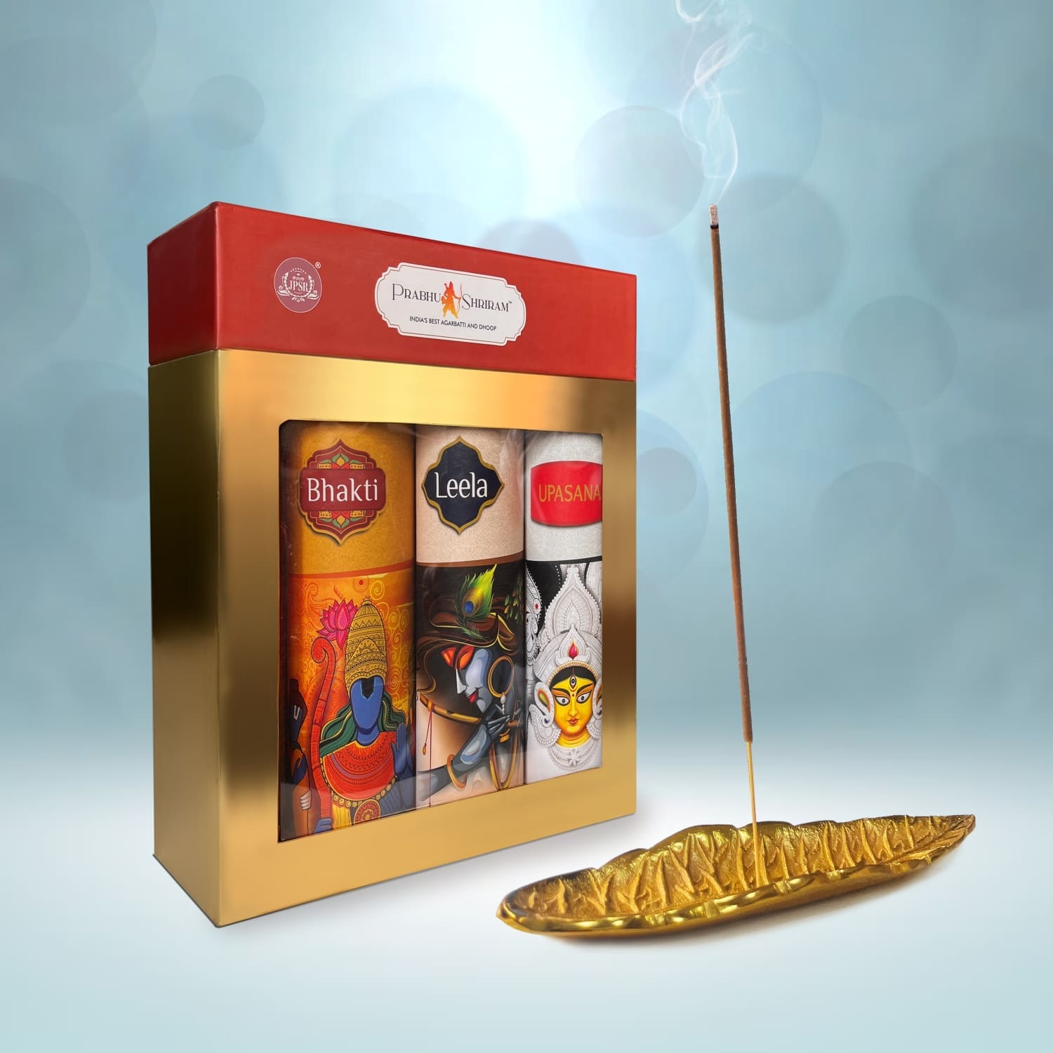 JPSR Prabhu Shriram Life & God Collection Luxury Incense Sticks Gift Box – Pack of 3
