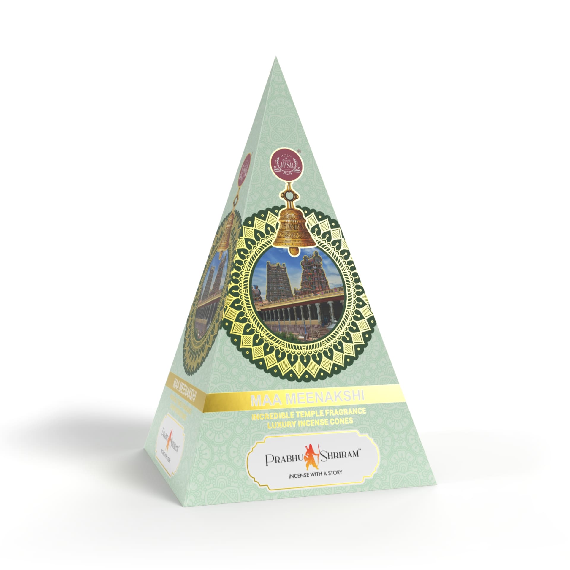 JPSR Prabhu Shriram Maa Meenakshi Pyramid Luxury Incense Cone