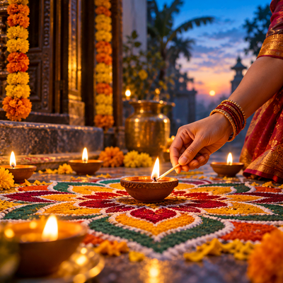 Naraka Chaturdashi celebration