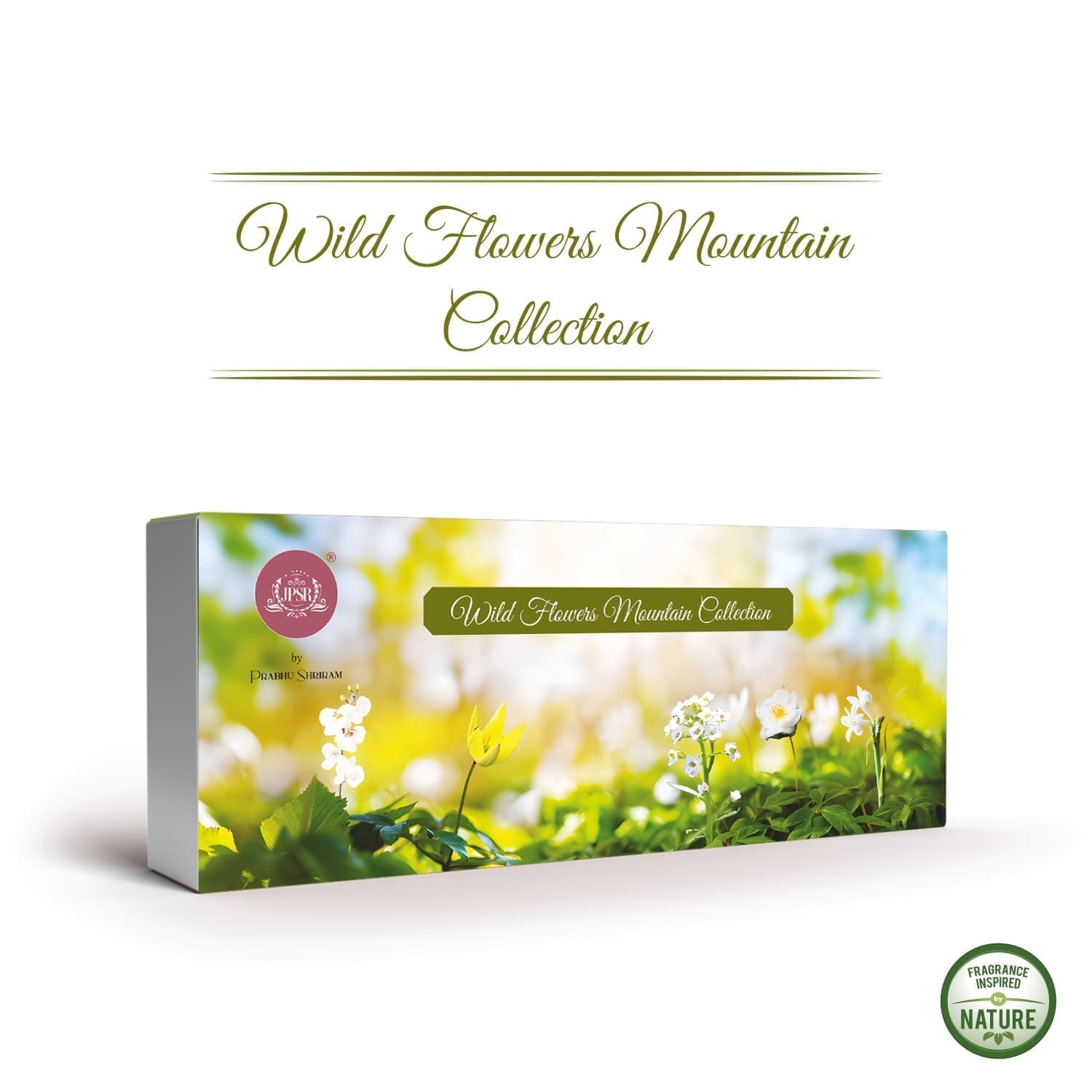 JPSR Wild Flower Mountain Collection Premium Incense Sticks Gift Box – Set of 5