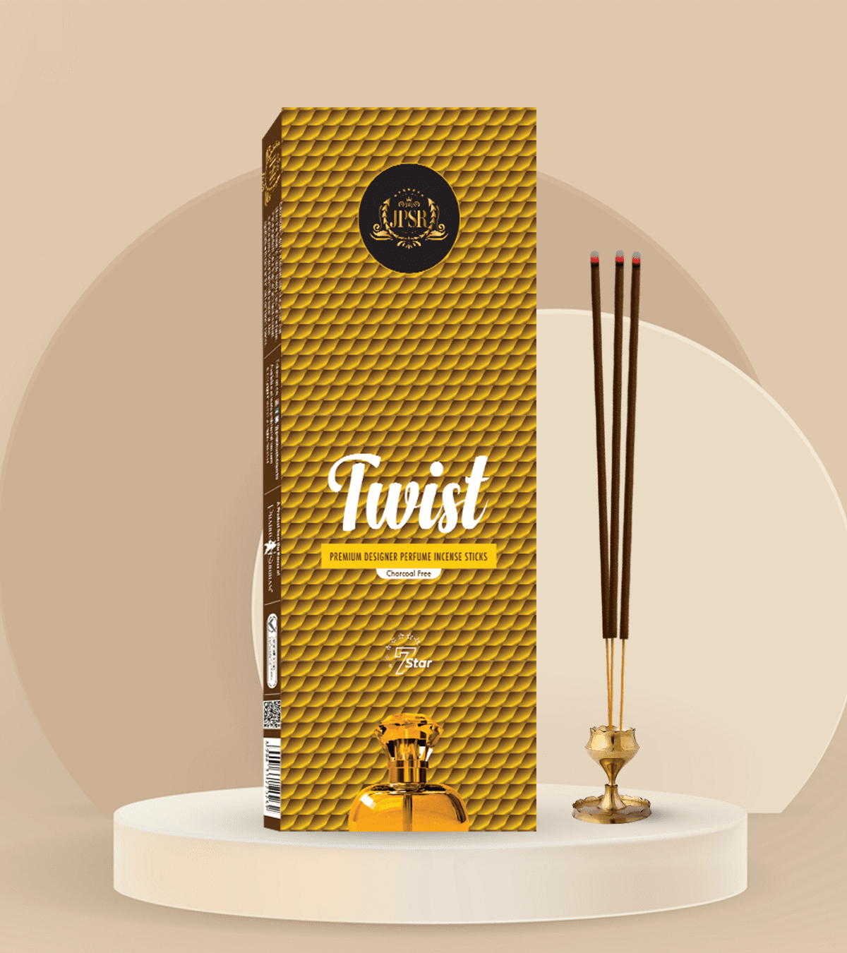 JPSR Prabhu Shriram Twist International Perfume Incense Sticks